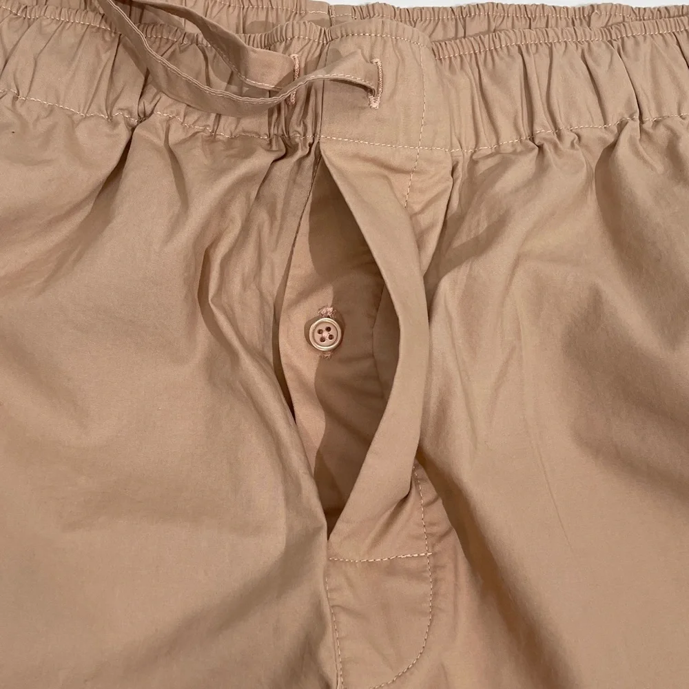 Skims Men’s Cotton Poplin Boxer Short Tan NWOT